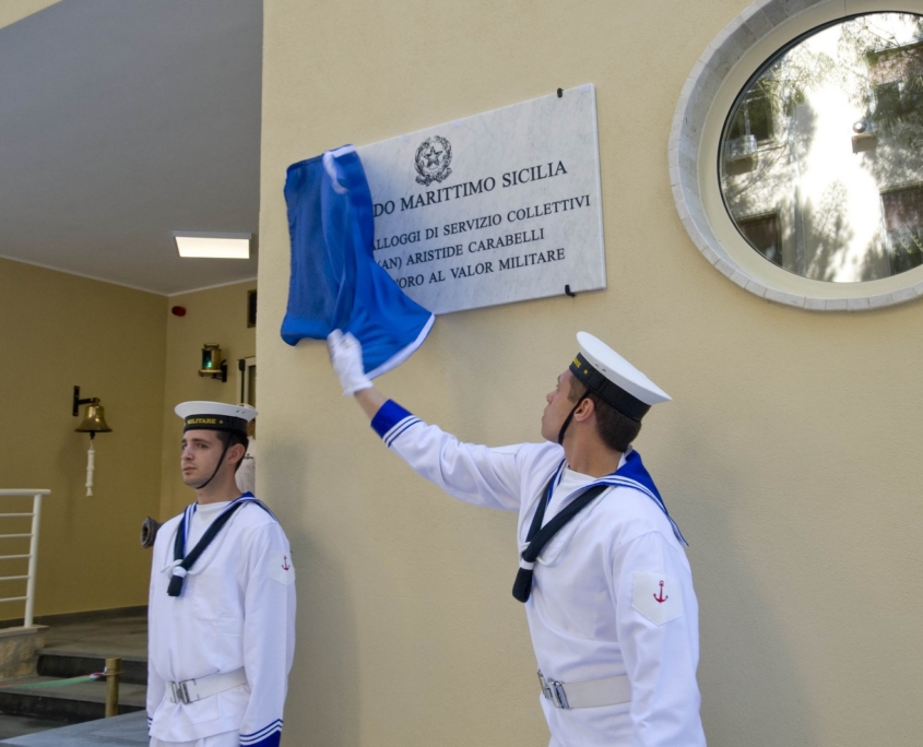 Comando Marittimo Sicilia di Augusta - inaugurazione nuova palazzina Alloggi di Servizio Collettivo